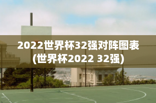 2022世界杯32强对阵图表(世界杯2022 32强)