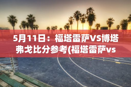 5月11日：福塔雷萨VS博塔弗戈比分参考(福塔雷萨vs布拉干)