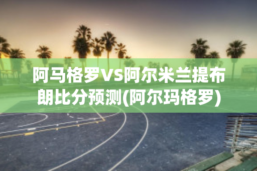 阿马格罗VS阿尔米兰提布朗比分预测(阿尔玛格罗)