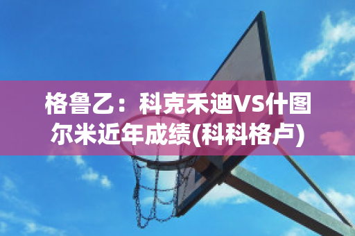 格鲁乙：科克禾迪VS什图尔米近年成绩(科科格卢)