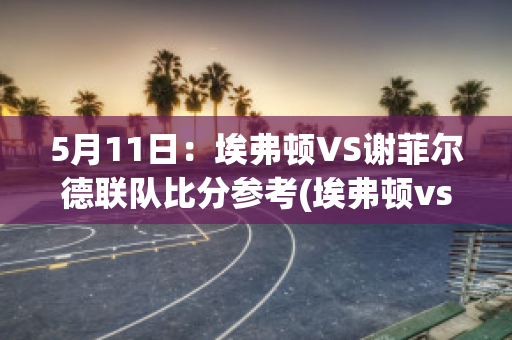 5月11日：埃弗顿VS谢菲尔德联队比分参考(埃弗顿vs谢菲联直播)