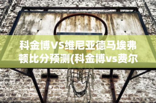 科金博VS维尼亚德马埃弗顿比分预测(科金博vs费尔南德斯)