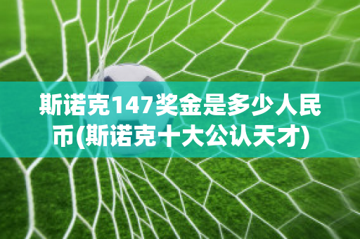 斯诺克147奖金是多少人民币(斯诺克十大公认天才)