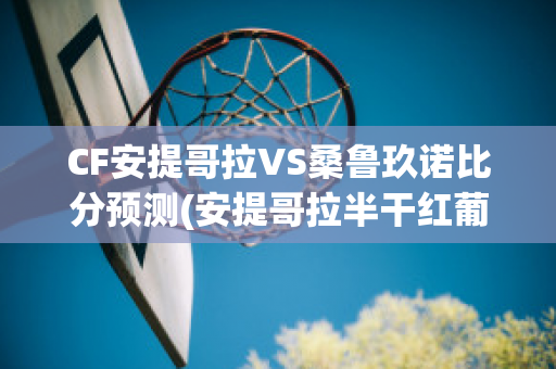 CF安提哥拉VS桑鲁玖诺比分预测(安提哥拉半干红葡萄酒价格)