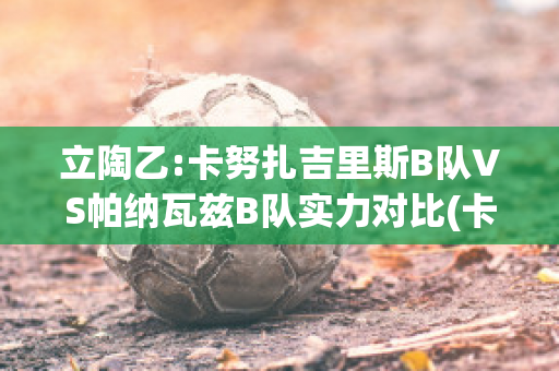 立陶乙:卡努扎吉里斯B队VS帕纳瓦兹B队实力对比(卡努纳什)