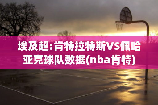 埃及超:肯特拉特斯VS佩哈亚克球队数据(nba肯特)