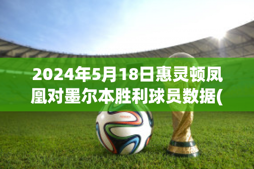 2024年5月18日惠灵顿凤凰对墨尔本胜利球员数据(惠灵顿凤凰对墨尔本城)