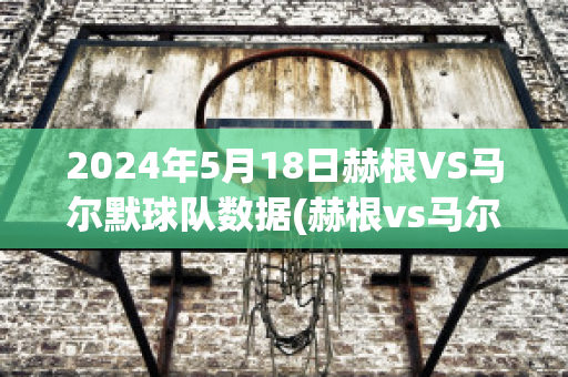 2024年5月18日赫根VS马尔默球队数据(赫根vs马尔默比赛直播)