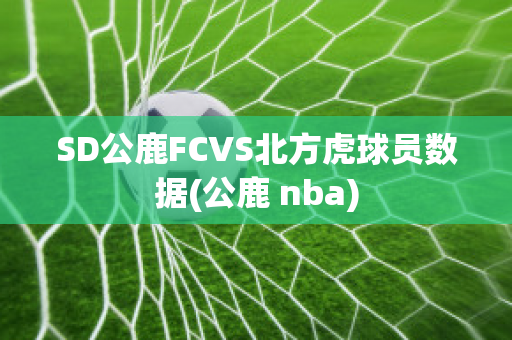 SD公鹿FCVS北方虎球员数据(公鹿 nba)