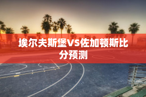 埃尔夫斯堡VS佐加顿斯比分预测