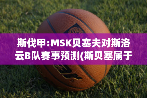 斯伐甲:MSK贝塞夫对斯洛云B队赛事预测(斯贝塞属于高地吗?)