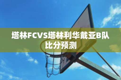 塔林FCVS塔林利华戴亚B队比分预测