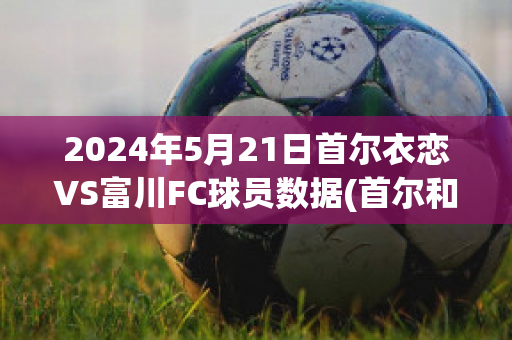 2024年5月21日首尔衣恋VS富川FC球员数据(首尔和富川)