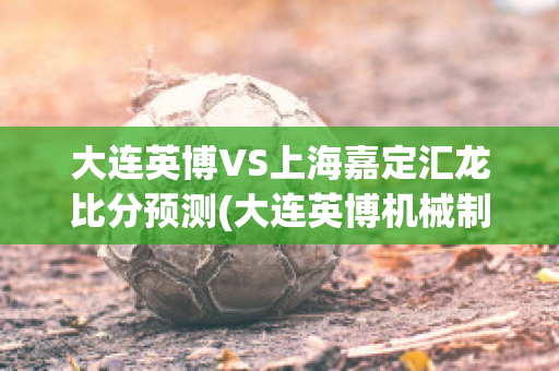 大连英博VS上海嘉定汇龙比分预测(大连英博机械制造有限公司)