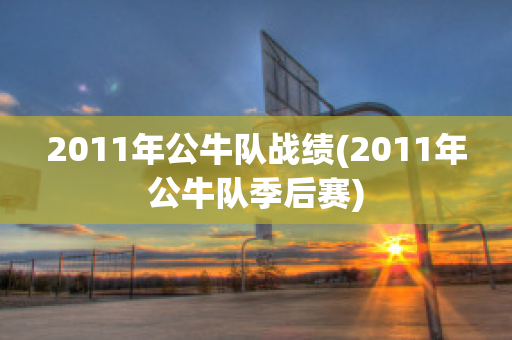 2011年公牛队战绩(2011年公牛队季后赛)