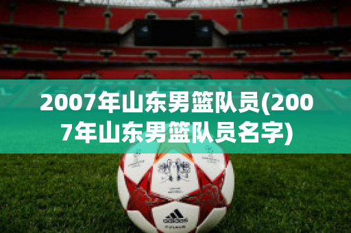 2007年山东男篮队员(2007年山东男篮队员名字)