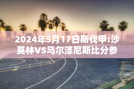 2024年5月17日斯伐甲:沙莫林VS马尔泽尼斯比分参考