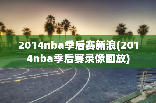 2014nba季后赛新浪(2014nba季后赛录像回放)