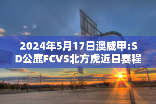 2024年5月17日澳威甲:SD公鹿FCVS北方虎近日赛程