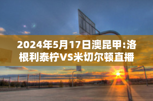 2024年5月17日澳昆甲:洛根利泰柠VS米切尔顿直播回放