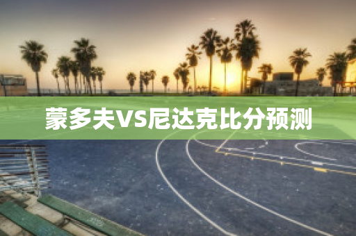 蒙多夫VS尼达克比分预测