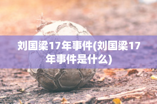 刘国梁17年事件(刘国梁17年事件是什么)