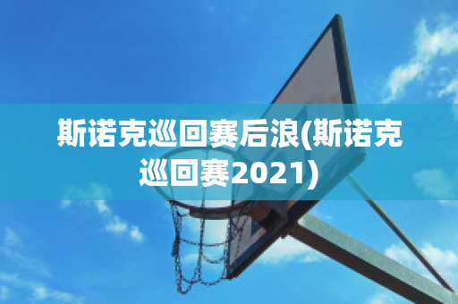 斯诺克巡回赛后浪(斯诺克巡回赛2021)