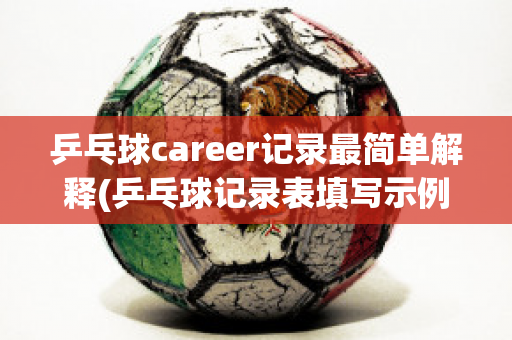 乒乓球career记录最简单解释(乒乓球记录表填写示例)