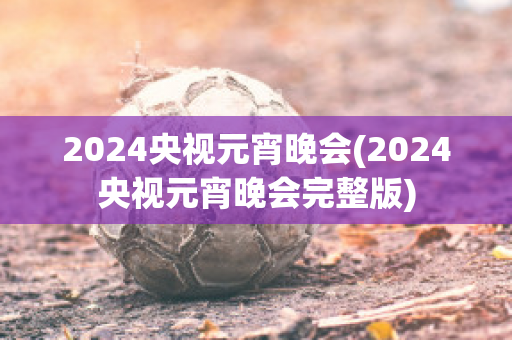 2024央视元宵晚会(2024央视元宵晚会完整版)