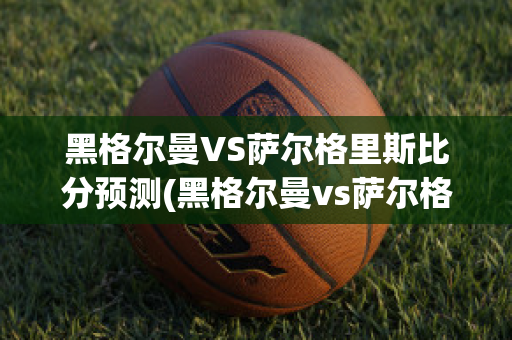 黑格尔曼VS萨尔格里斯比分预测(黑格尔曼vs萨尔格里斯比分预测最新)