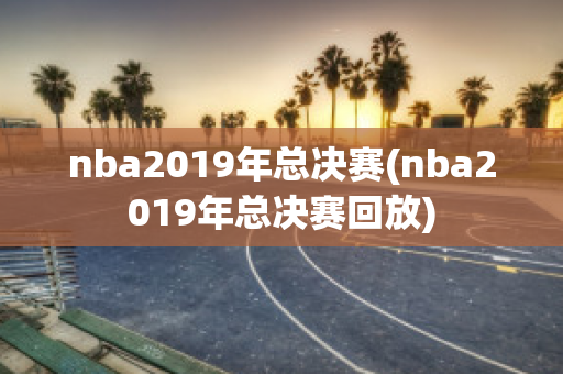 nba2019年总决赛(nba2019年总决赛回放)