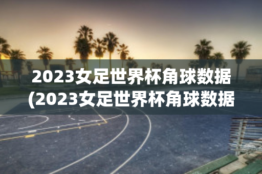 2023女足世界杯角球数据(2023女足世界杯角球数据图)