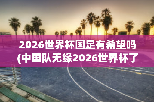 2026世界杯国足有希望吗(中国队无缘2026世界杯了吗)