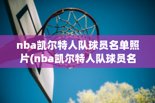 nba凯尔特人队球员名单照片(nba凯尔特人队球员名单照片大全)