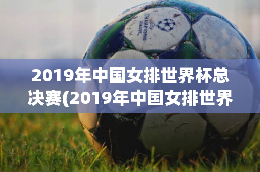 2019年中国女排世界杯总决赛(2019年中国女排世界杯总决赛视频)