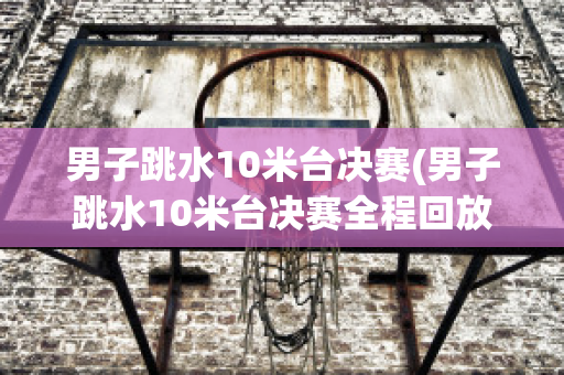 男子跳水10米台决赛(男子跳水10米台决赛全程回放)