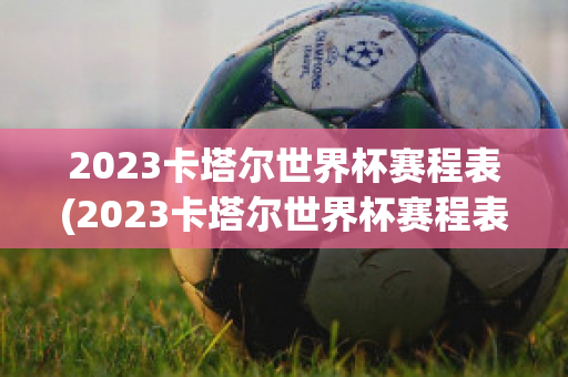 2023卡塔尔世界杯赛程表(2023卡塔尔世界杯赛程表比分)