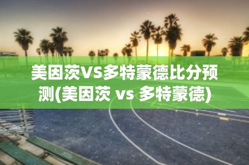 美因茨VS多特蒙德比分预测(美因茨 vs 多特蒙德)