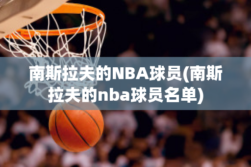 南斯拉夫的NBA球员(南斯拉夫的nba球员名单)