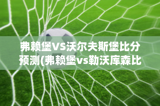 弗赖堡VS沃尔夫斯堡比分预测(弗赖堡vs勒沃库森比分)