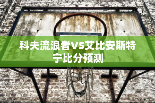 科夫流浪者VS艾比安斯特宁比分预测