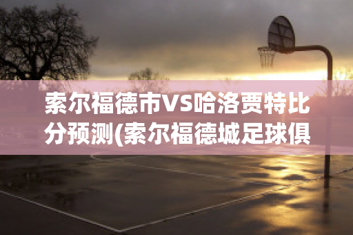 索尔福德市VS哈洛贾特比分预测(索尔福德城足球俱乐部)