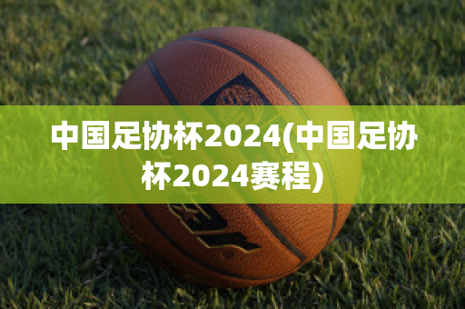 中国足协杯2024(中国足协杯2024赛程)