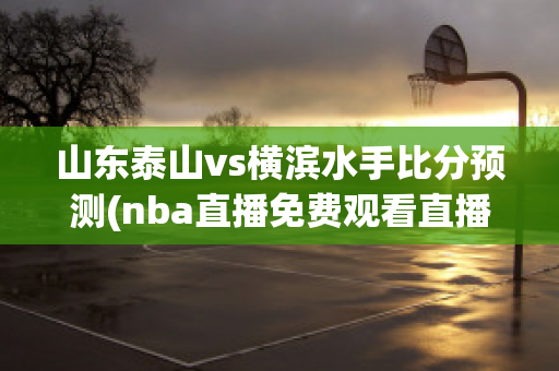 山东泰山vs横滨水手比分预测(nba直播免费观看直播在线)