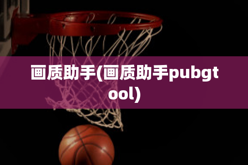 画质助手(画质助手pubgtool)