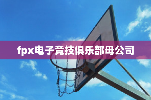 fpx电子竞技俱乐部母公司