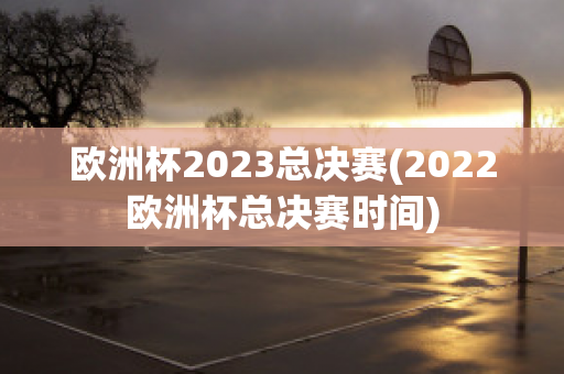 欧洲杯2023总决赛(2022欧洲杯总决赛时间)