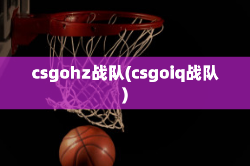 csgohz战队(csgoiq战队)