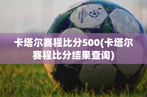 卡塔尔赛程比分500(卡塔尔赛程比分结果查询)