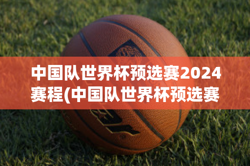 中国队世界杯预选赛2024赛程(中国队世界杯预选赛2024赛程积分)